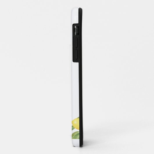 Lemons Greenery Monogram Case-Mate iPhone Hülle (Hinten/Links)