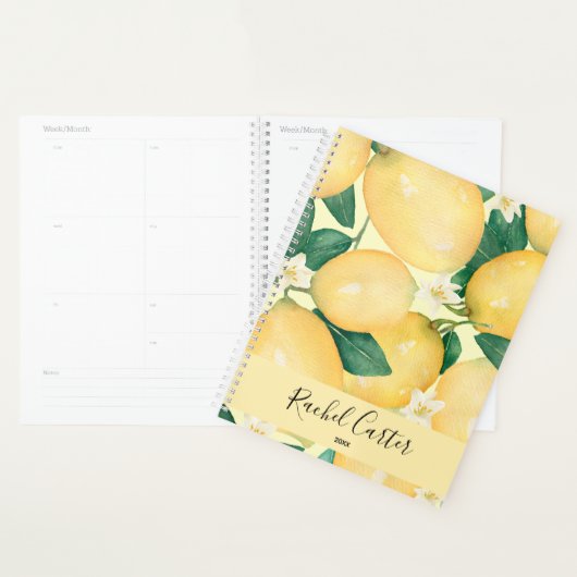 Lemons Greenery Personalisiert Planer (Anzeige)