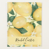 Lemons Greenery Personalisiert Planer (Vorderseite)