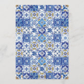 Lemons Greenery Wedding Order of Event Timeline Programm (Rückseite)