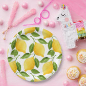Lemons große Papiere Teller (Party)