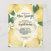 Lemons Hauptpresse Brautdusche Einladungen (Vorderseite)