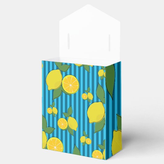 Lemons Illustration Geschenkschachtel (Geöffnet)
