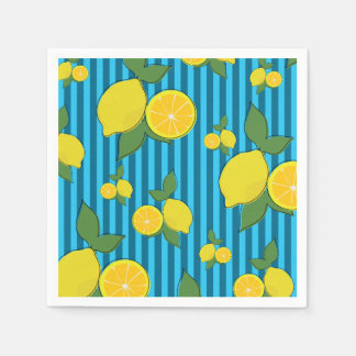 Lemons Illustration Serviette