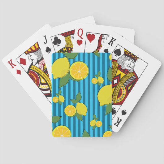 Lemons Illustration Spielkarten (Rückseite)