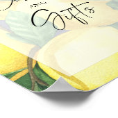LEMONS - KARTEN UND GIFTS-Plakat Poster (Ecke)