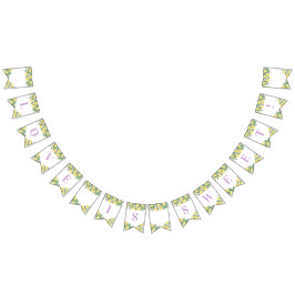 Lemons Lavender Citrus Polterabend Party Wimpelkette