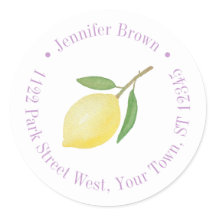 Lemons Lavender Polterabend Rücksendeadresse