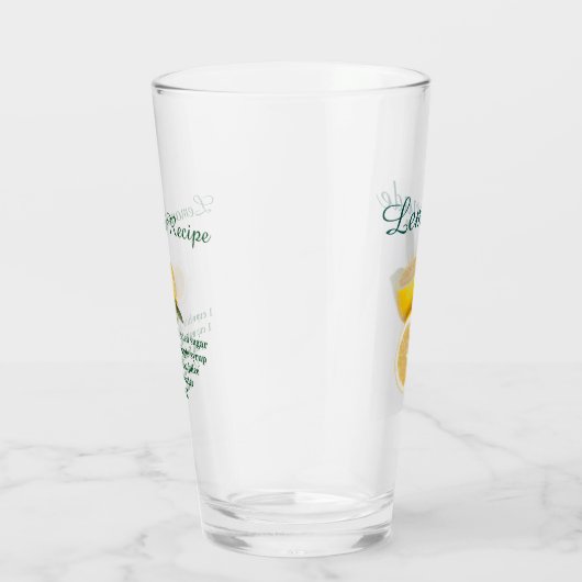 Lemons Lemonade Recipe Glas Cup (Rechts)
