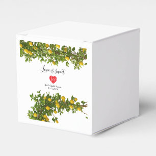 Lemons Liebe ist süßes Brautparty Geschenkschachtel