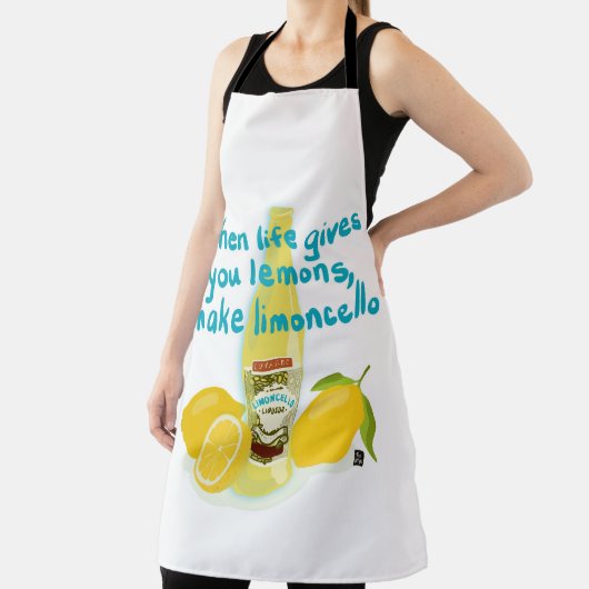 Lemons & Limoncello Acrylic Tray Schürze (InSitu)