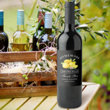 Lemons Limoncello Dank Black Bottle Labels
