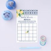 Lemons Mediterranean Brautparty Bingo Game Card Flyer (Einzeln)