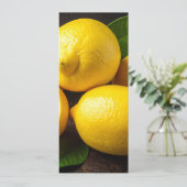 lemons menükarte (Stehend Vorderseite)