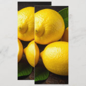 lemons menükarte (Vorne/Hinten)