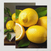 lemons menükarte (Vorne/Hinten)