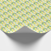 Lemons Muster Geschenkpapier (Ecke)