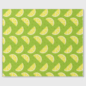 Lemons Muster Geschenkpapier (Flach)