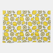 Lemons Muster Geschirrtuch (Horizontal)