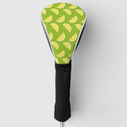 Lemons Muster Golf Headcover (Vorderseite)