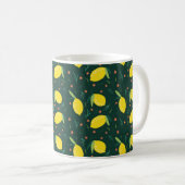 Lemons Muster Kaffeetasse (VorderseiteRechts)