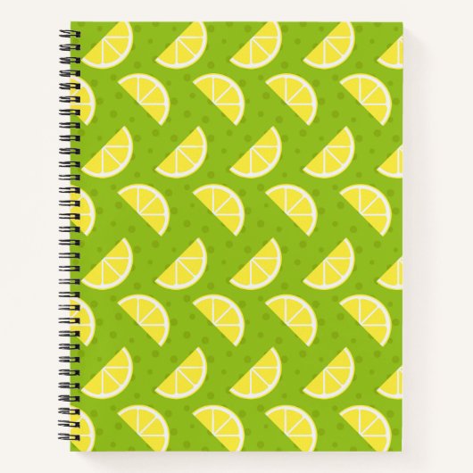Lemons Muster Notizblock (Vorderseite)