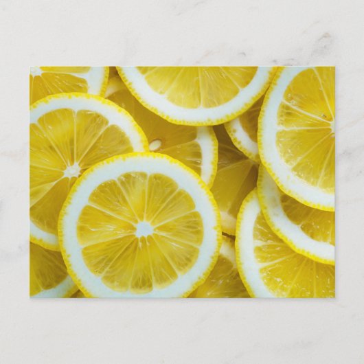 Lemons Nah-up Foto Postkarte (Vorderseite)
