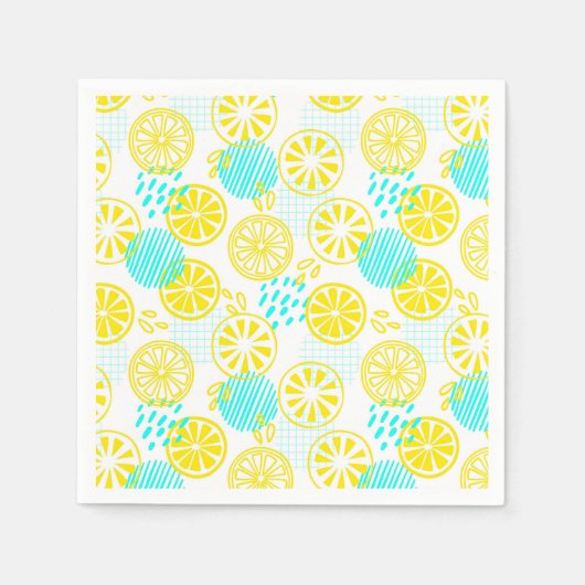 Lemons Napkins Serviette (Vorderseite)