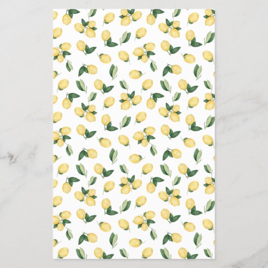 Lemons Note for Couple Wedding Activity Game Card Flyer (Hinten)