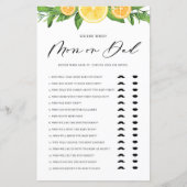 Lemons & Orangen Mama oder Vater sagte er sagte, s (Vorderseite)