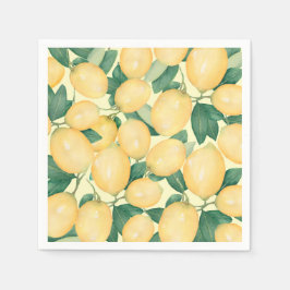 Lemons Party Serviette