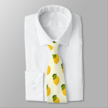 Lemons Pattern Cute Yellow and Green Citrus Fruit