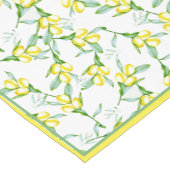 Lemons pattern short table runner kurzer tischläufer (Ecke)