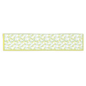 Lemons pattern short table runner kurzer tischläufer (Horizontal)