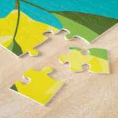 Lemons Polka Dot: Blue Background. Puzzle (Seite)