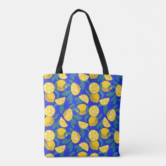 Lemons Pop Art Tasche (Rückseite)