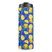 Lemons Pop Art Thermosbecher (Vorderseite)