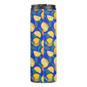 Lemons Pop Art Thermosbecher (Rückseite)