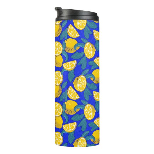 Lemons Pop Art Thermosbecher (Nach rechts gedreht)