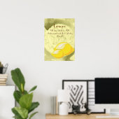 Lemons Poster (Heimbüro)