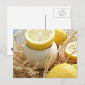 Lemons Postkarte (Vorne/Hinten)