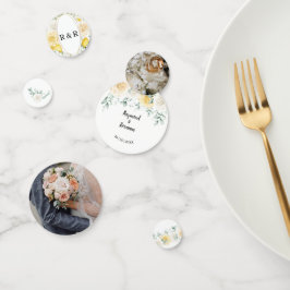 Lemons & Rose Hochzeitsempfang Confetti Konfetti