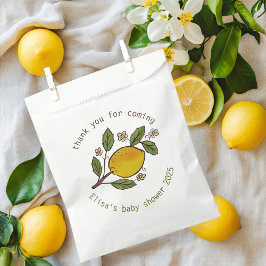 Lemons Rustic CUSTOM BABY SHOWER Geschenktütchen