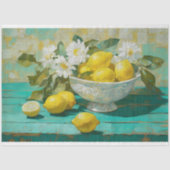 Lemons Rustikales Bauernhaus Seidenpapier (Vorderseite)