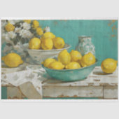 Lemons Rustikales Bauernhaus Seidenpapier (Vorderseite)