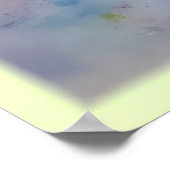 Lemons Splash of Color Poster (Ecke)