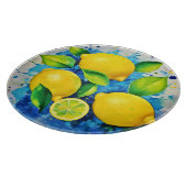 Lemons Splash of Color Schneidebrett (Ecke)