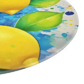 Lemons Splash of Color Schneidebrett (Ecke)