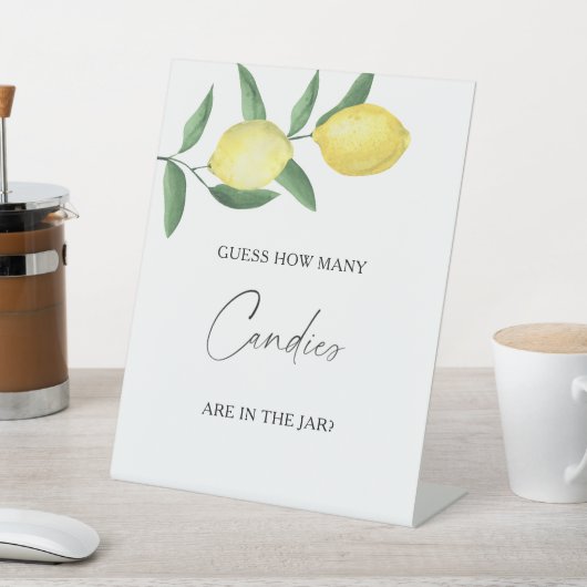 Lemons - Stellen Sie sich vor, wie viele Bonbons P Sockelschild (In SItu)