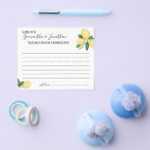 Lemons teilen sich eine Date Ideo Shower Game-Kart Flyer (Einzeln)